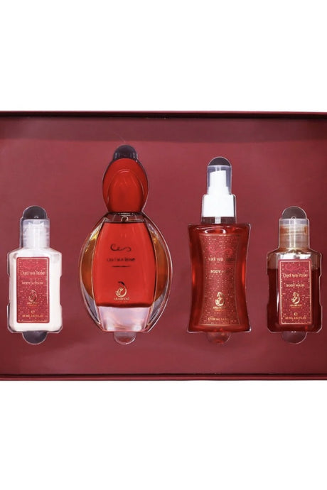 Oud Wa Rose Coffret 4 pièces - My Perfumes Dubaï