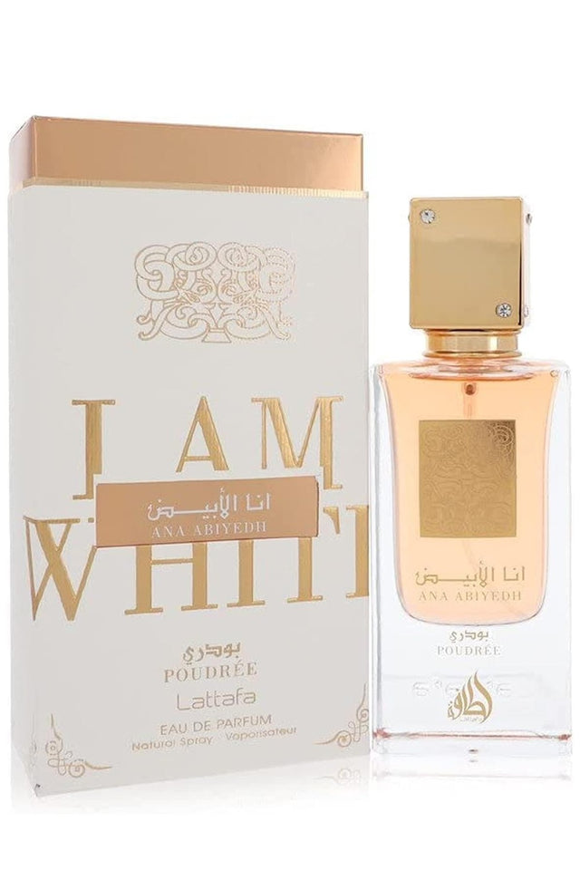 Eeau de Parfum Ana Abiyedh Poudrée Lattafa 60mL - Lattafa Perfumes Dubaï