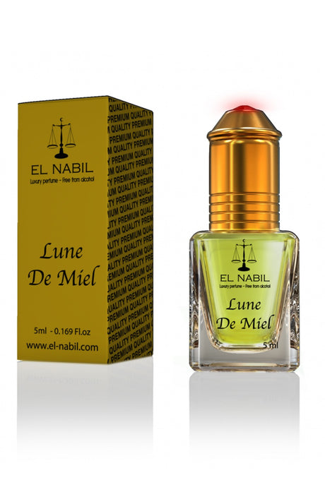 Musc Lune de Miel El nabil 5mL - Extrait de Parfum Sans Alcool - EL NABIL
