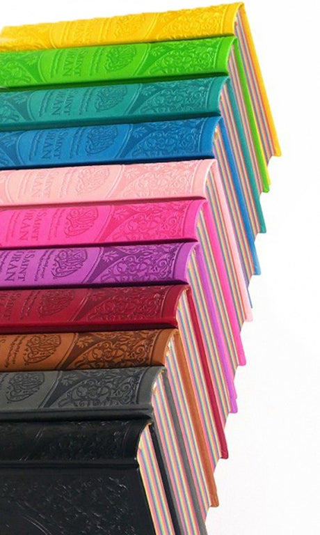Coran Rainbow AR/FR/PH Couverture Cuir - Éditions Orientica