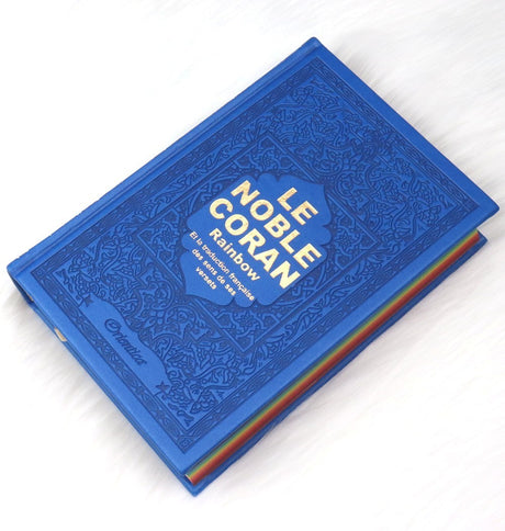 Coran Rainbow AR/FR/PH Couverture Cuir - Éditions Orientica