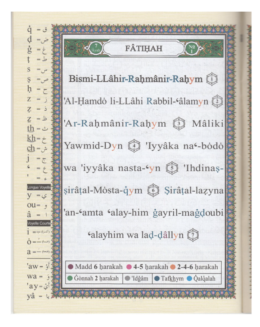 CORAN AL-Tajwid Hafs Juzz Amma AR/FR/PH - DAR AL MAARIFAH