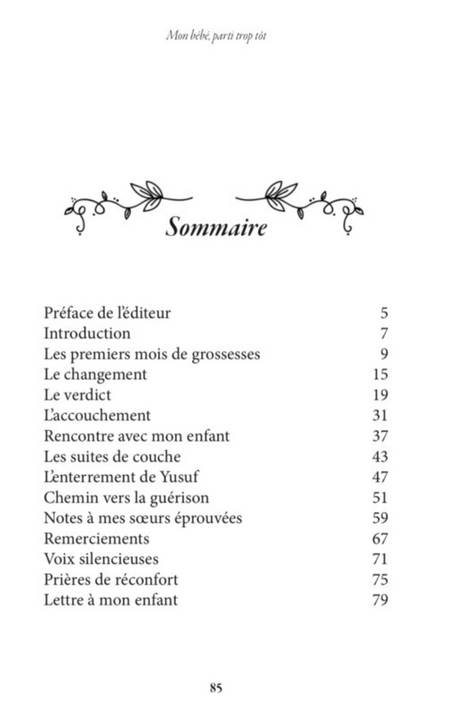 Mon Bébé Parti Trop Tôt, De Belkiz Taylan - Éditions AL IMAM