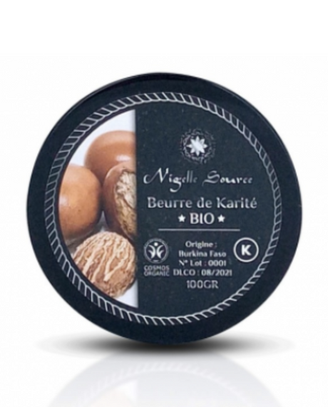 Beurre de Karité Bio 100g Usage Cosmétique - Nigelle Source