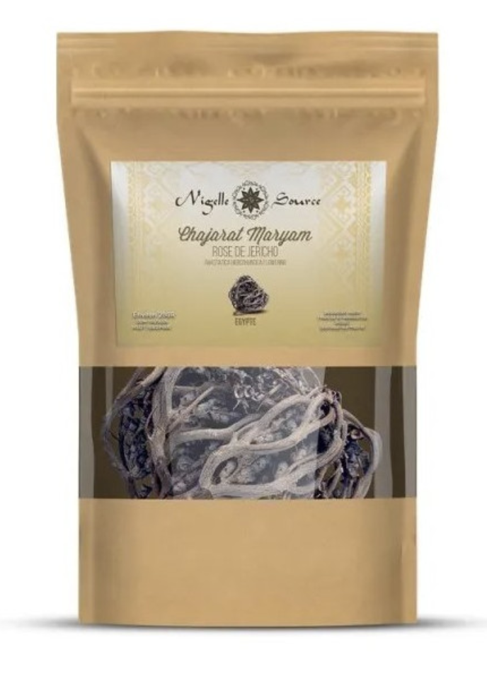Rose de Jericho Charajat Mariam (Anastatica Hiercohuntica Flowering) d'Egypte 25g Usage Alimentaire - Nigelle Source