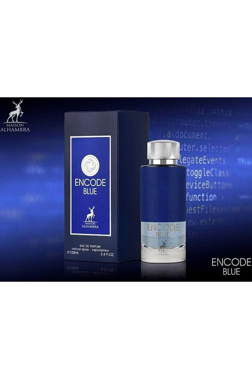Eau de Parfum Encode Blue ALHAMBRA 100mL - Maison Alhambra Perfumes Dubaï