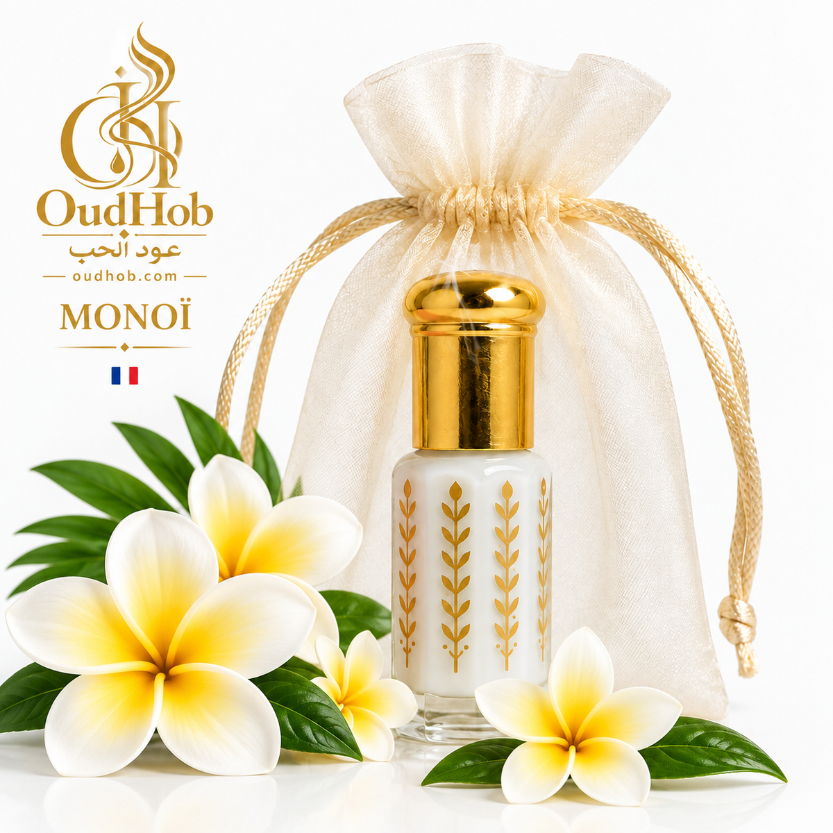 Musc Tahara Monoï – Almizcle Íntimo Sin Alcohol 3 ml – OudHob | عود الحب