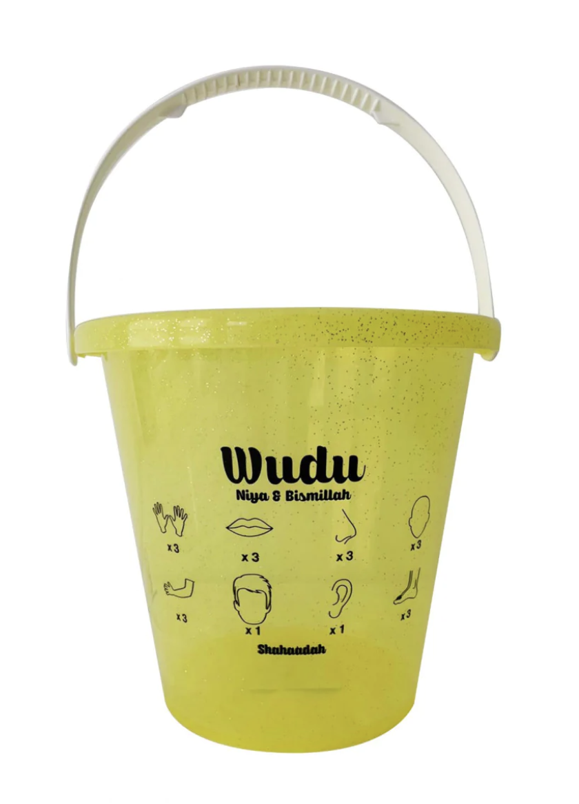 Seau pour les ablutions (Seau Wudu) pour enfants et adultes - Hadieth Benelux