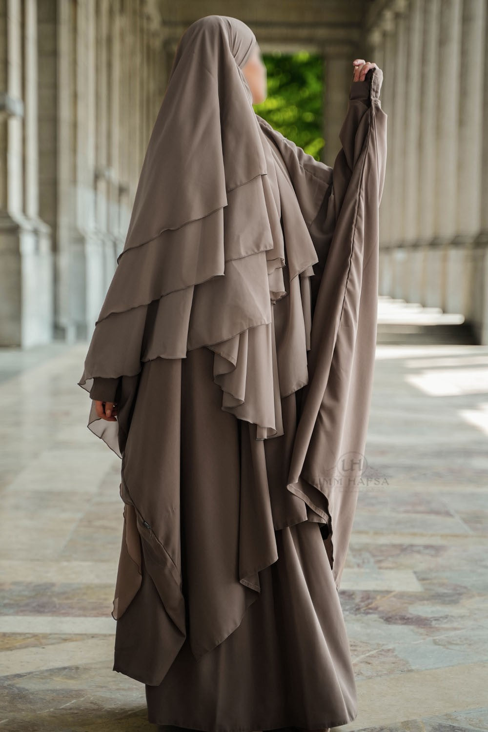 Abaya 2 pièces à clips Umm Hafsa