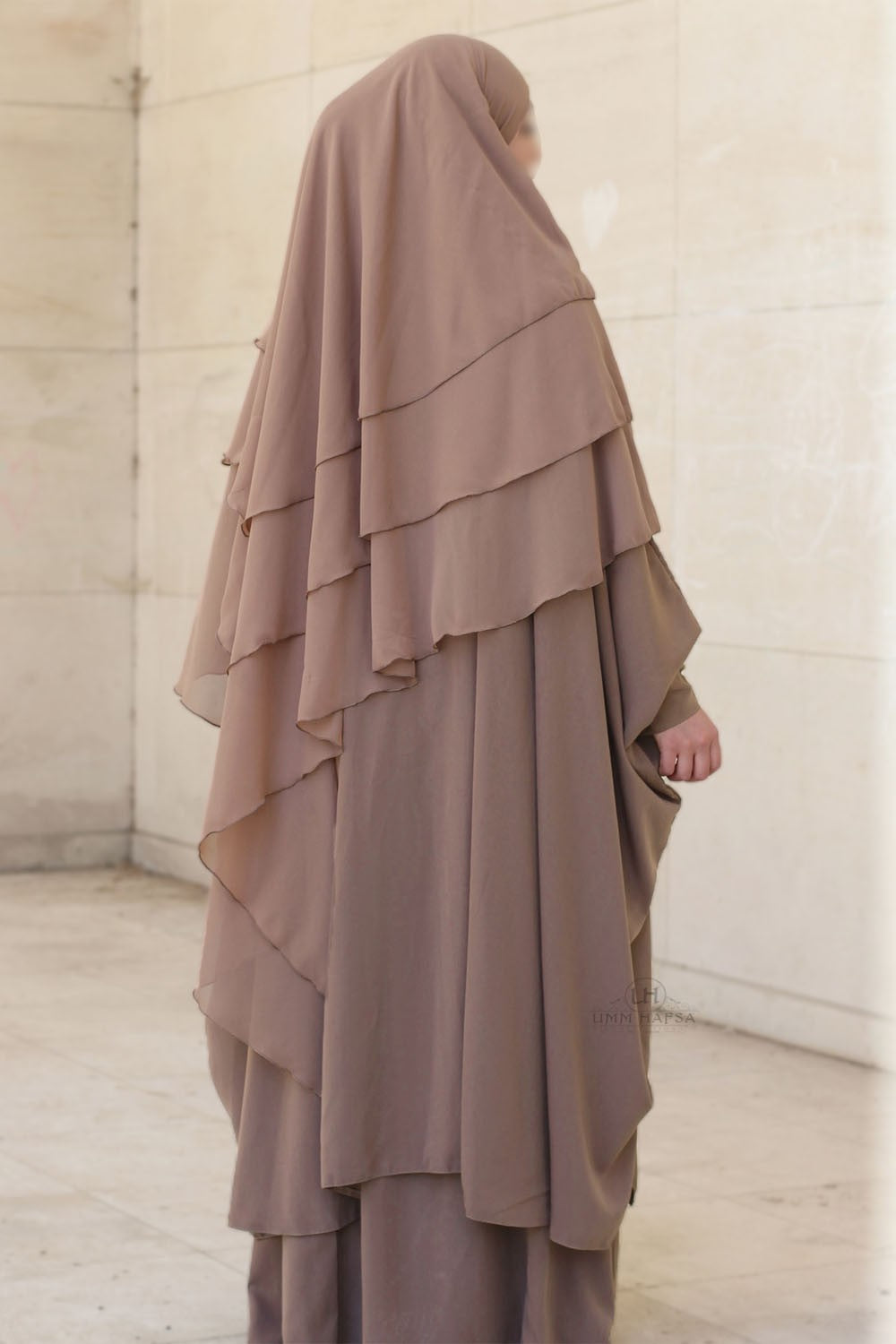 Abaya 2 pièces à clips Umm Hafsa