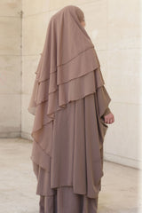 Abaya 2 pièces à clips Umm Hafsa