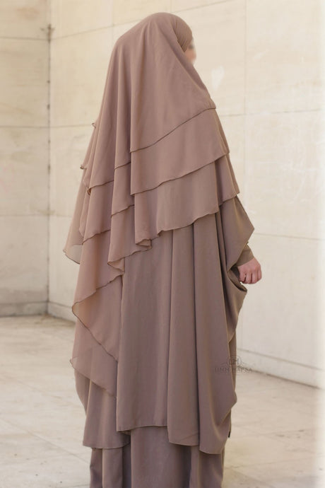 Abaya 2 pièces à clips Umm Hafsa