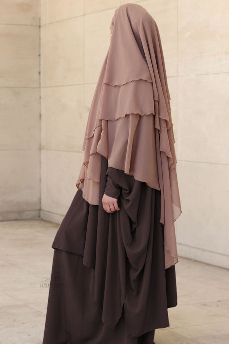 Abaya 2 pièces à clips Umm Hafsa