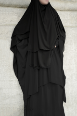 Abaya 2 pièces à clips Umm Hafsa