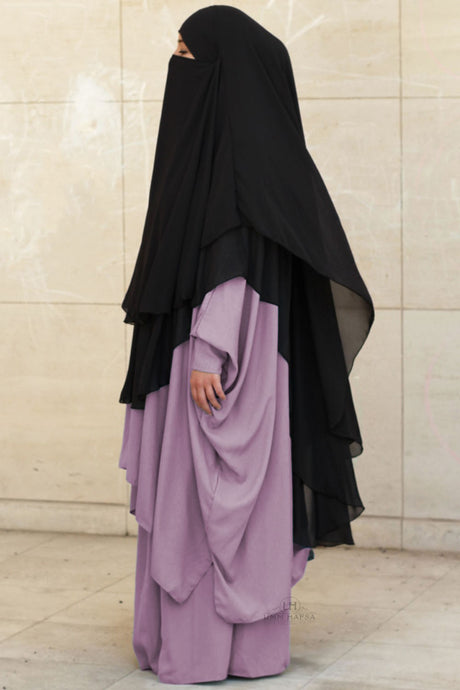 Abaya 2 pièces à clips Umm Hafsa