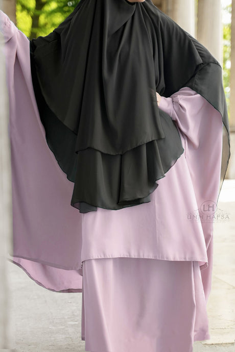 Abaya 2 pièces à clips Umm Hafsa