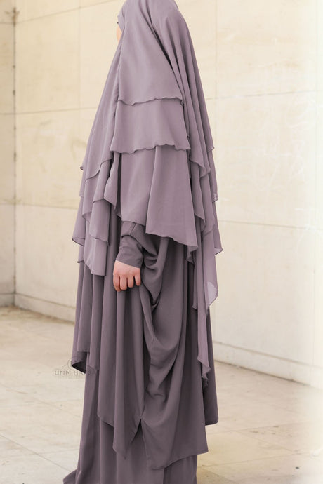 Abaya 2 pièces à clips Umm Hafsa