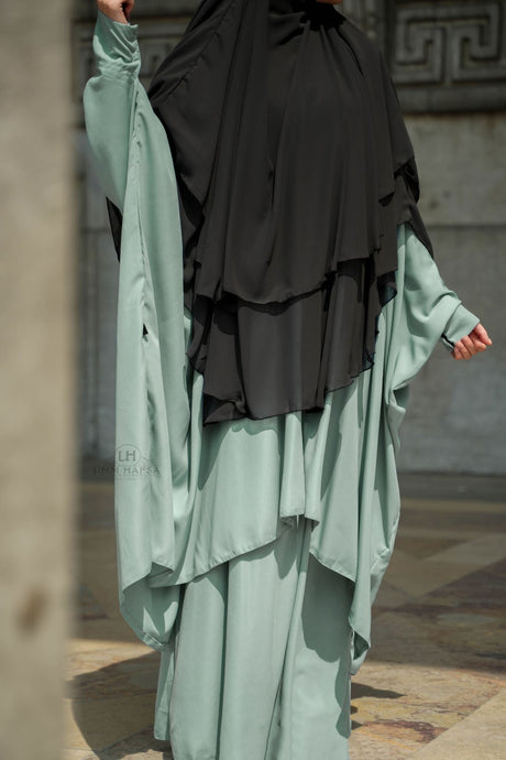 Abaya 2 pièces à clips Umm Hafsa
