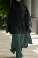 Abaya 2 pièces à clips Umm Hafsa