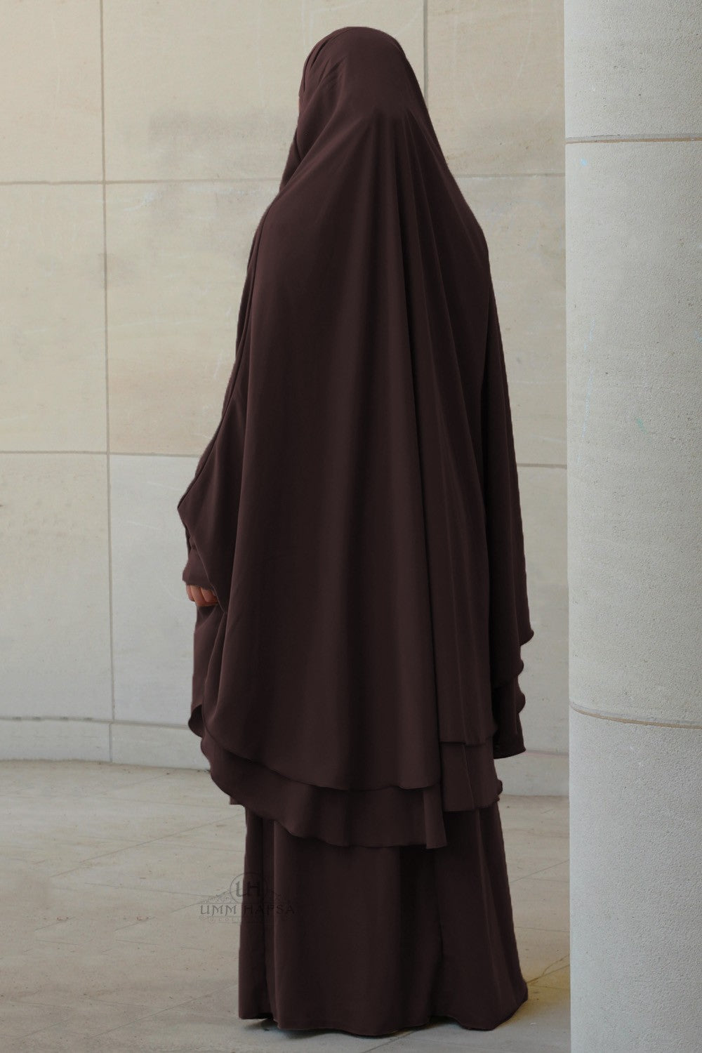 Jilbab Amira 2 voiles Umm Hafsa