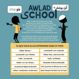 J'apprends à m'exprimer en langue arabe avec Awlad school, sous forme de dialogue (Tome 2) - Bdouin Éditions
