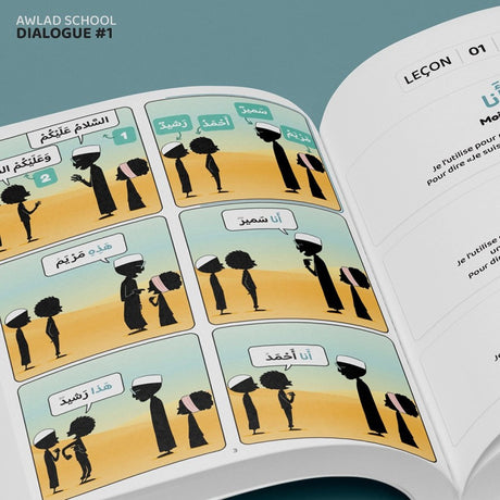J'apprends à m'exprimer en langue arabe avec Awlad school (Tome 1) - Bdouin Éditions