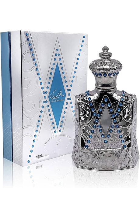 Huile de parfum Musc argenté 15mL Attar - Afnan Perfumes
