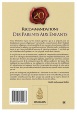 20 Recommandations Des Parents Aux Enfants de Cheikh Muhammad Shâkir - Edition IBN BADIS
