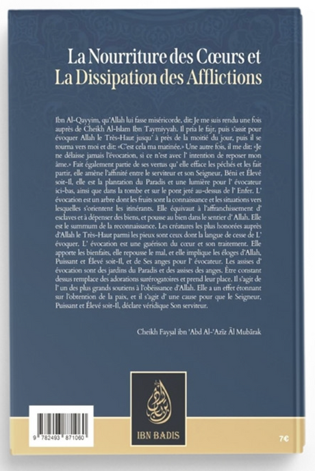 La Nourriture Des Cœurs Et La Dissipation Des Afflictions de Faysal Ibn Abd Al Aziz Al Mubarak - Edition IBN BADIS