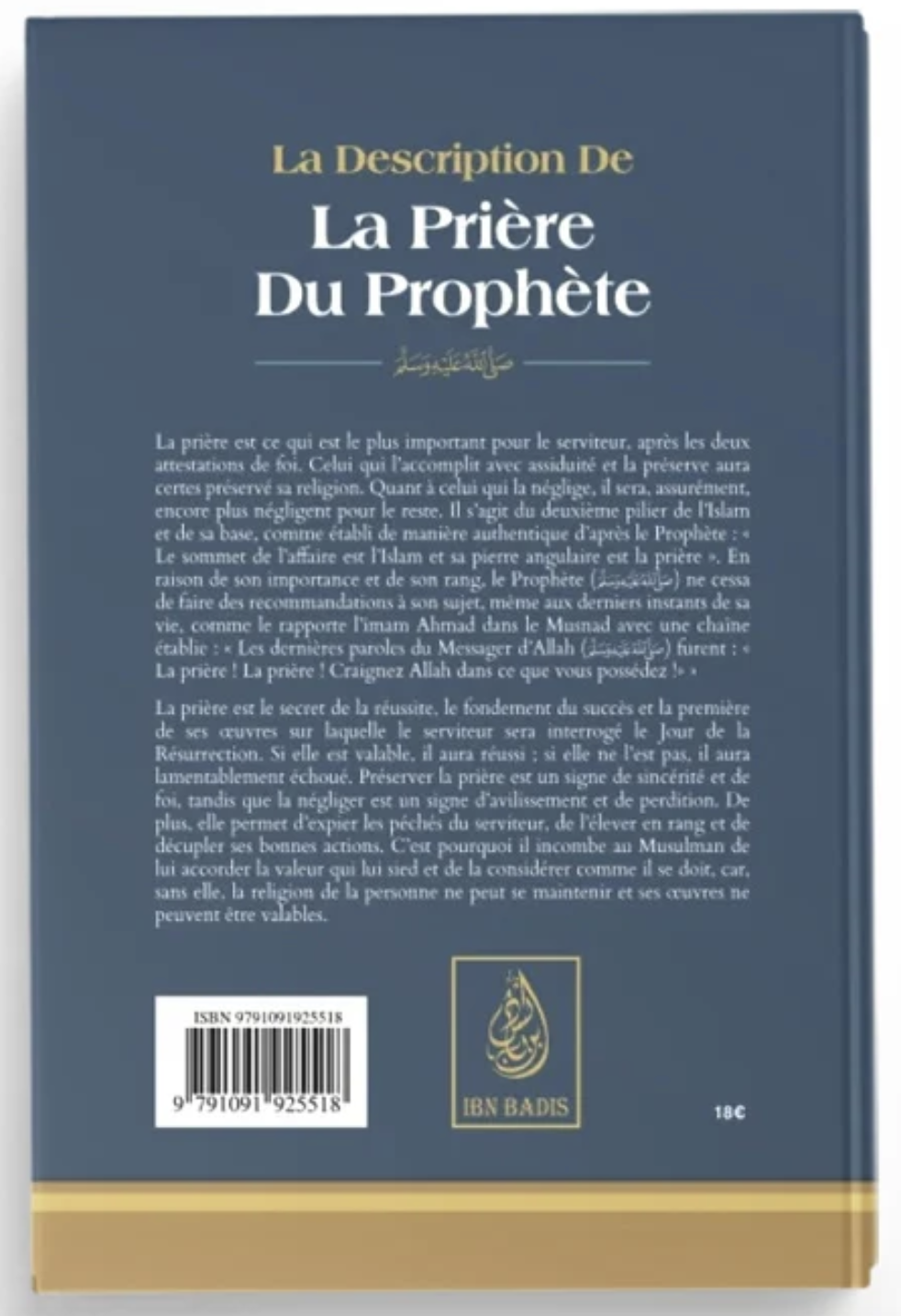 La Description De La Prière Du Prophète, De Muqbil Ibn Hadi Al-Wadi'i - Edition IBN BADIS