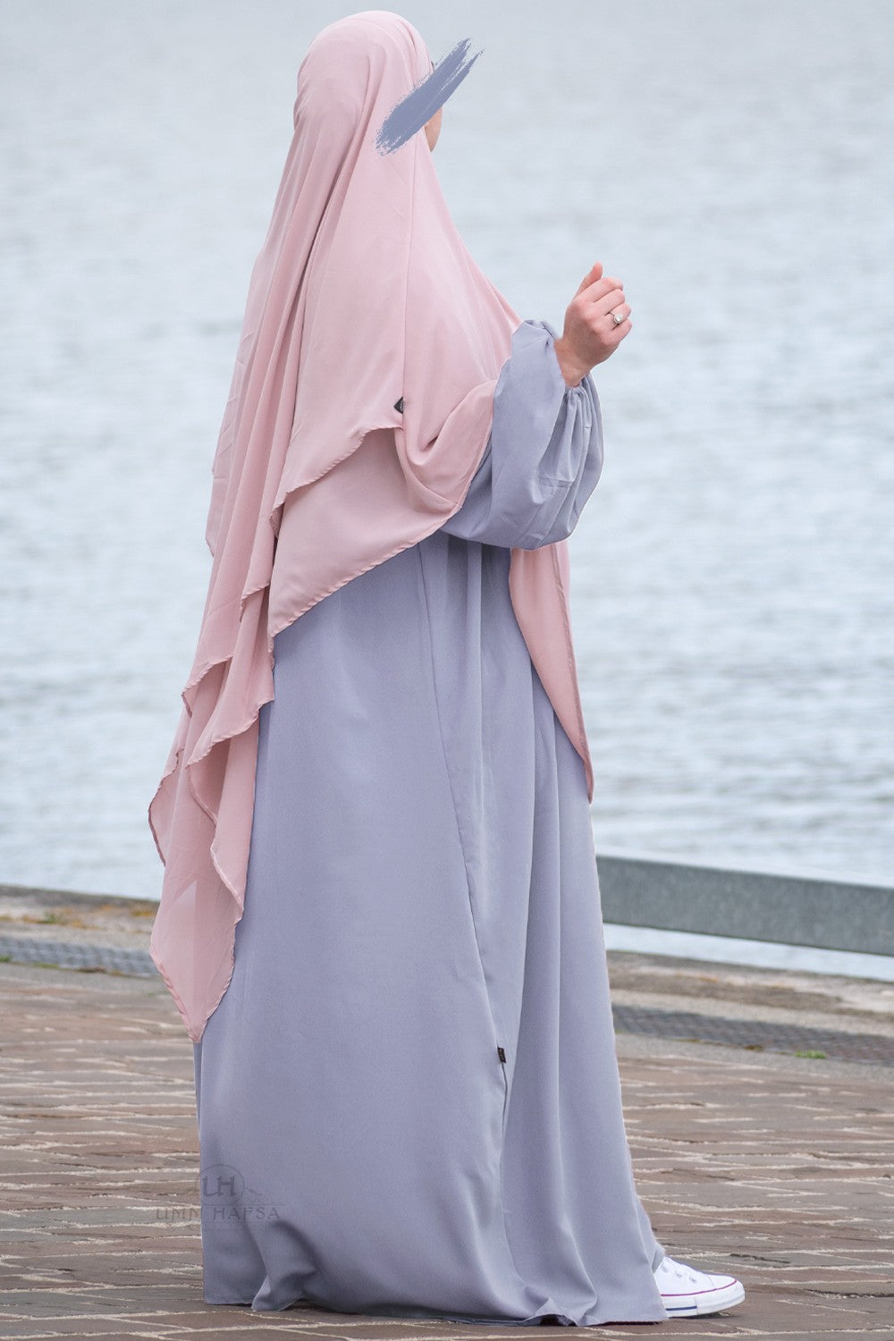 Abaya manche ballon Umm Hafsa