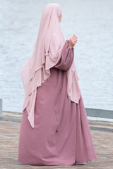 Abaya manche ballon Umm Hafsa