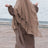 Abaya manche ballon Umm Hafsa