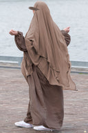 Abaya manche ballon Umm Hafsa