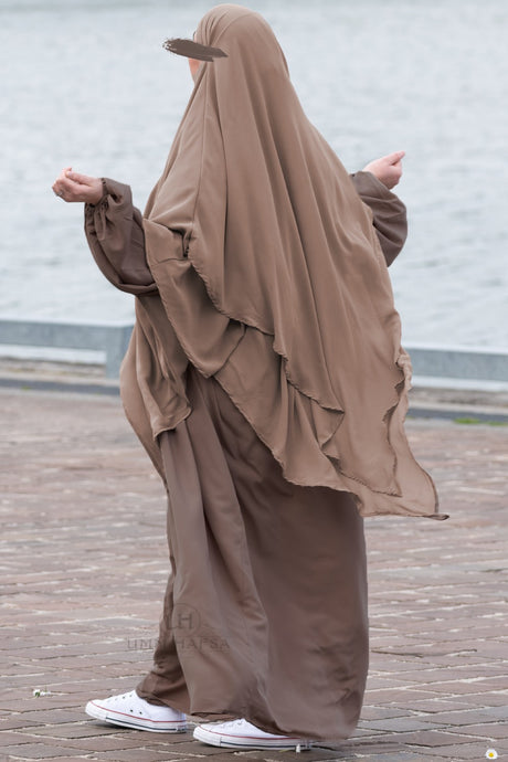 Abaya manche ballon Umm Hafsa
