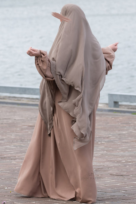 Abaya manche ballon Umm Hafsa
