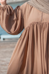 Abaya manche ballon Umm Hafsa