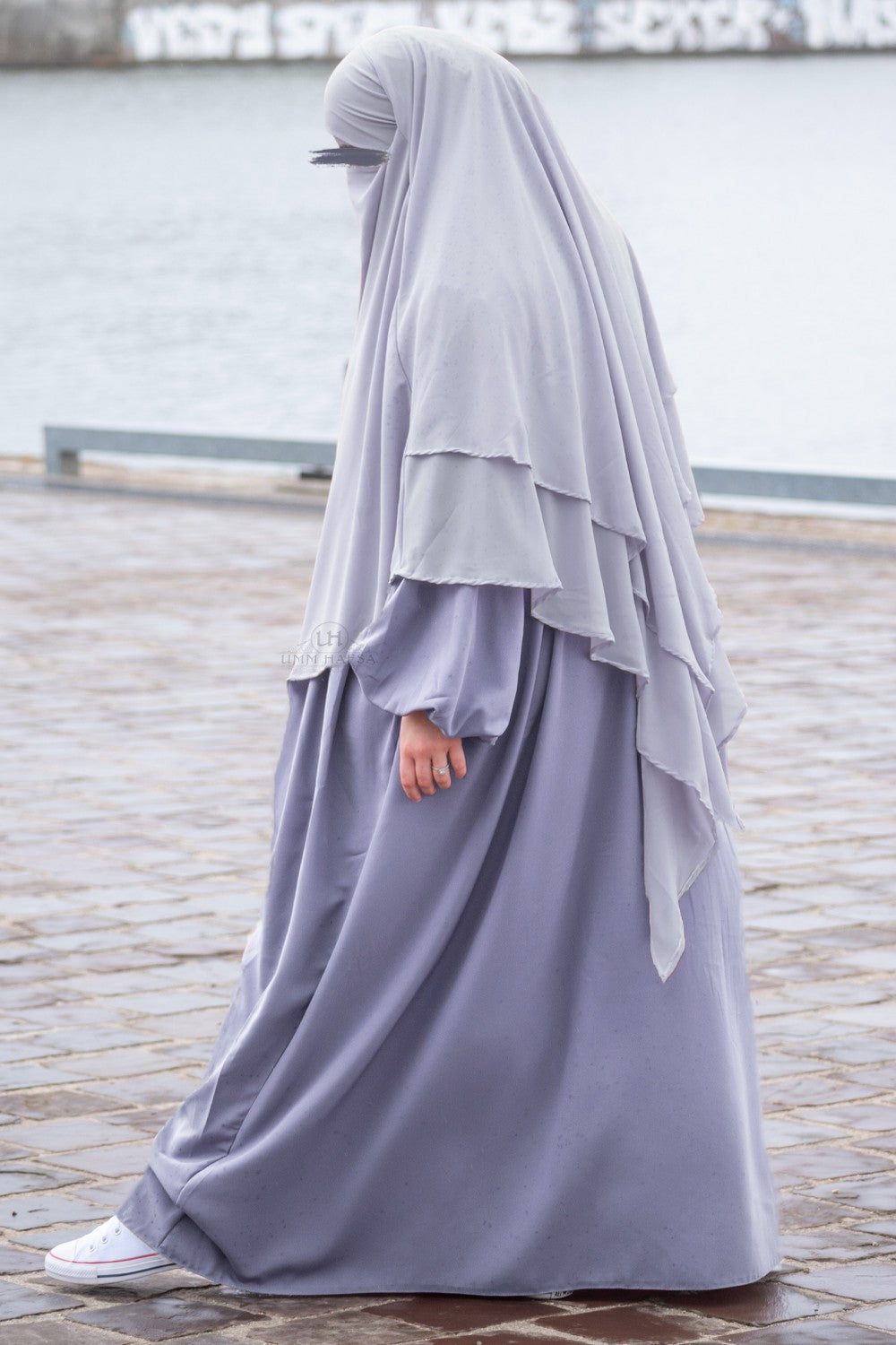 Abaya manche ballon Umm Hafsa