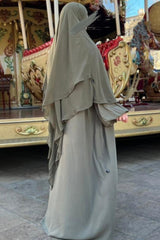 Abaya manche ballon Umm Hafsa