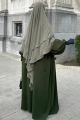 Abaya manche ballon Umm Hafsa