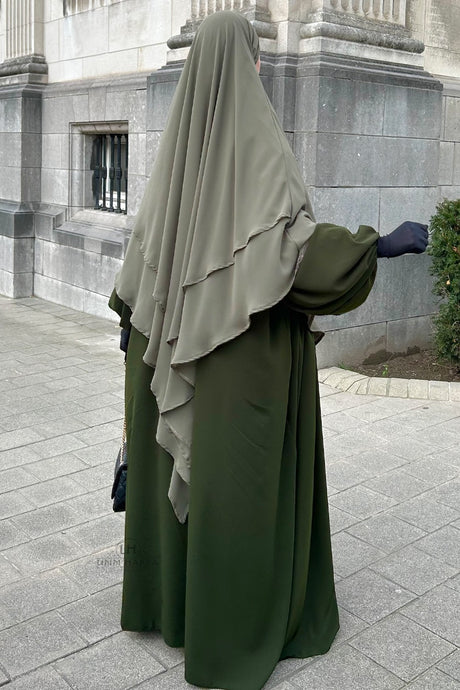 Abaya manche ballon Umm Hafsa