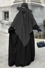 Abaya manche ballon Umm Hafsa