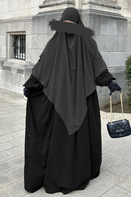 Abaya manche ballon Umm Hafsa