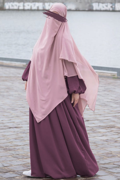 Abaya manche ballon Umm Hafsa