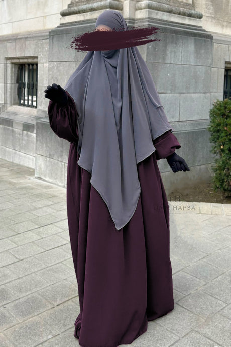 Abaya manche ballon Umm Hafsa