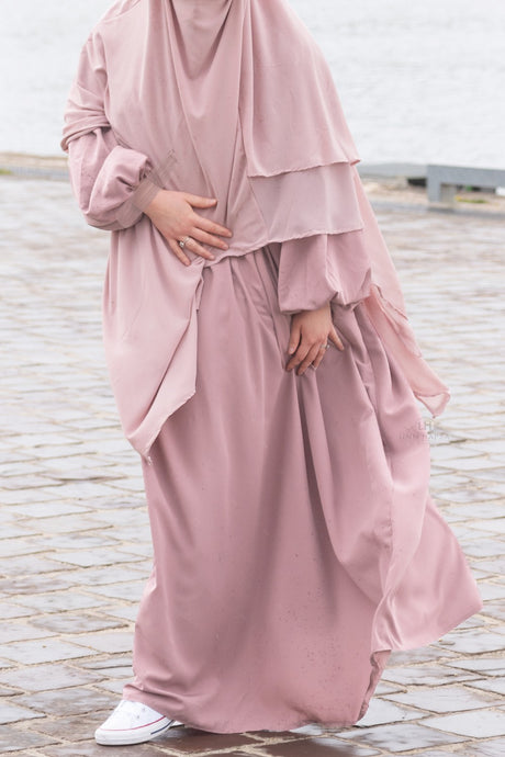 Abaya manche ballon Umm Hafsa