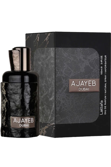 Eau de Parfum Ajayeb Dubaï Black 100mL - Lattafa Perfumes Dubaï