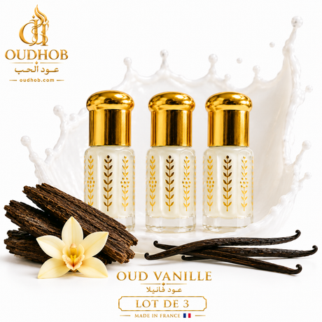 Musc Tahara Oud Vanille – Musc Intime Sans Alcool 3 ml – OudHob | عود الحب
