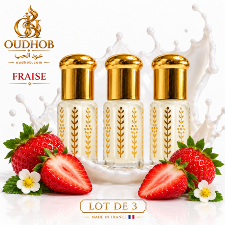Musc Tahara Fraise – Intimate Musk Alcohol-Free 3 ml – OudHob | عود الحب