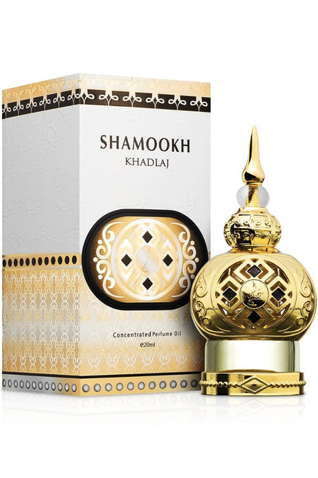 Huile de parfum Shamookh Gold 20mL - Khadlaj Perfumes